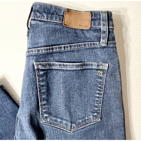 Madewell Jeans Women's 29 Blue 10" High Riser Skinny Skinny Stretch Coastal Boho - Picture 4 of 7